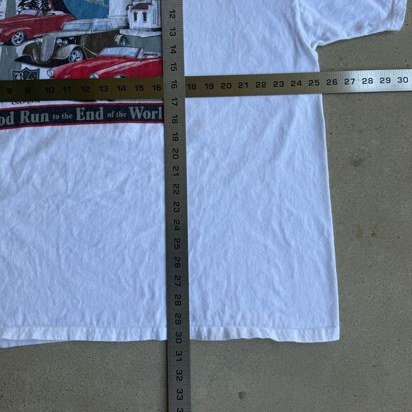 Vintage Washington Ocean Park Hot Rod 2007 Car Show ONP White Shirt Size 2XL - Picture 6 of 6